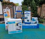 Intex Zwembad 450x220x84 met alle toebehoren, Tuin en Terras, Zwembad-toebehoren, Ophalen, Gebruikt, Afdekzeil