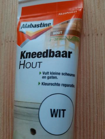 Alabastine Kneedbaar Hout - Wit - 75g - Nieuw beschikbaar voor biedingen