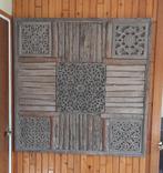 Wandpaneel hout 120x120cm, Huis en Inrichting, Woonaccessoires | Wanddecoraties, Zo goed als nieuw, Ophalen