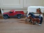 Schleich oude trailer, Verzamelen, Speelgoed, Ophalen of Verzenden, Zo goed als nieuw