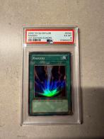 Raigeki 1st Edition Yu-Gi-Oh! LOB PSA, Ophalen of Verzenden, Gebruikt, Losse kaart, Foil