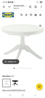 Uitschuifbare tafel van ikea te koop, Huis en Inrichting, Tafels | Eettafels, Ophalen of Verzenden, Zo goed als nieuw, Rechthoekig