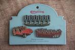 efteling pin  voertuigen set 3, Ophalen of Verzenden, Nieuw, Button of Speldje