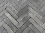 Ca. 4m² Gebakken Klinkers, Waalformaat, Antraciet, Virelles, Ophalen, Keramiek, Klinkers, Nieuw