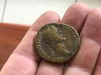 Bodemvondst romeinse SESTERTIUS munt mooi hard 2e eeuw., Antiek en Kunst, Ophalen of Verzenden
