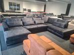 Nieuwe mega U-bank loungebank diverse kleuren en stoffen, Huis en Inrichting, Ophalen of Verzenden, Nieuw, 150 cm of meer, Vierpersoons of meer