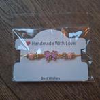 armband nieuw met bedel vlinder, Ophalen of Verzenden, Nieuw, Goud