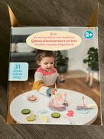 Houten taart met verjaardagsnummer, Kinderen en Baby's, Speelgoed | Houten speelgoed, Ophalen of Verzenden, Zo goed als nieuw