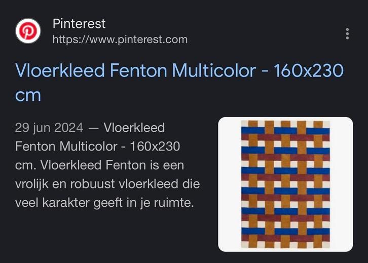 Kwatum Vloerkleed 160x230 - Wit, Bruin, Blauw, Bordeaux, Huis en Inrichting, Stoffering | Tapijten en Kleden, Gebruikt, 150 tot 200 cm