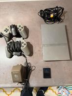 Playstation 2 Slim - Compleet met 2 Controllers!, Spelcomputers en Games, Spelcomputers | Sony PlayStation 1, Ophalen of Verzenden
