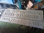 2* bedrijf plaquette van bedrijf 150€ samen, Verzamelen, Ophalen of Verzenden, Gebruikt, Reclamebord