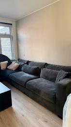 Antraciet Bank, Huis en Inrichting, Banken | Bankstellen, Ophalen, 250 tot 300 cm, 100 tot 125 cm, Zo goed als nieuw