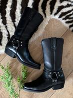 Joe Sanchez bikerboots 40 western boots bohemian laarzen, Hoge laarzen, Zwart, -, Ophalen of Verzenden