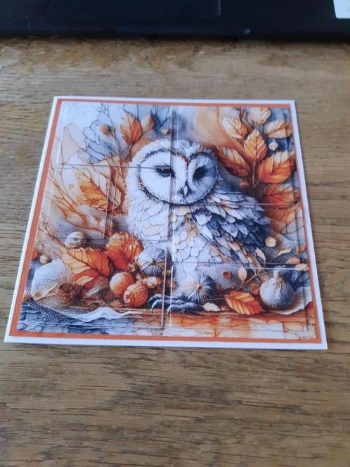 Diepte-Uil(994), Hobby en Vrije tijd, Kaarten | Zelfgemaakt, Nieuw, Overige thema's, Ophalen of Verzenden