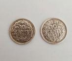 2 zilveren dubbeltjes., Verzenden, Overige landen, 10 cent, Zilver