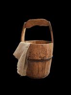 Houten Emmer - Fairtrade - Landelijke Stijl, Ophalen of Verzenden