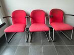 Originele Gispen 413 fauteuil. Jaren 50. 3 stuks, Huis en Inrichting, Ophalen, Gebruikt, Design   Vintage, Minder dan 75 cm
