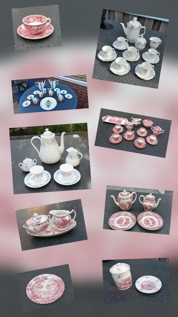 Divers Vintage servies, Antiek en Kunst, Antiek | Servies compleet, Ophalen