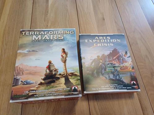 Terraforming Mars Ares Expidition en Crisis Bordspel, Hobby en Vrije tijd, Gezelschapsspellen | Bordspellen, Zo goed als nieuw