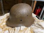 Originele Duitse Wehrmacht helm (WO2) M35/40 helm, Verzamelen, Militaria | Tweede Wereldoorlog, Duitsland, Ophalen of Verzenden