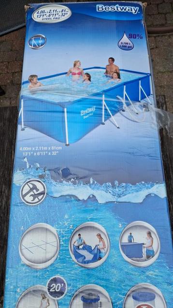 Bestway Steel Pro - 400 x 211 x 81 cm beschikbaar voor biedingen