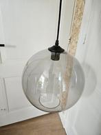 Hanglamp rookglas 30 cm bol, Huis en Inrichting, Lampen | Hanglampen, Ophalen, Zo goed als nieuw, Minder dan 50 cm