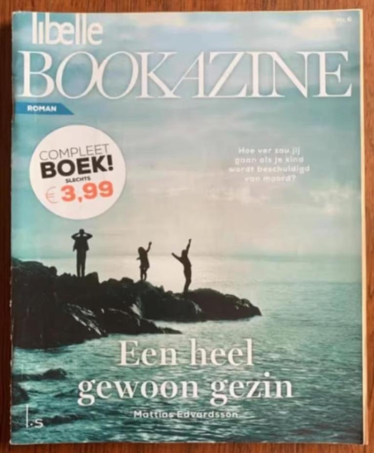 Een heel gewoon gezin; Mattias Edvardsson; bookazine Libelle, Boeken, Romans, Zo goed als nieuw, Ophalen of Verzenden
