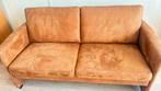 Mooie microleder bank in goede staat, Ophalen, Zo goed als nieuw, Stof