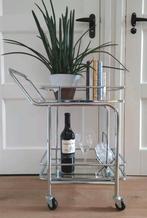 Kleine serveerwagen trolley drankkastje barcart bijzettafel, Huis en Inrichting, Ophalen, Gebruikt, 50 tot 100 cm, 25 tot 50 cm