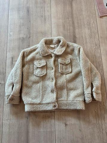 Tussenjas beige maat 122 teddy bomber beschikbaar voor biedingen
