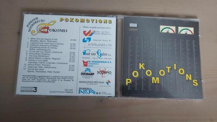 CD  POKOMO (PopKoor Moordrecht) Pokomotions, Cd's en Dvd's, Cd's | Pop, Zo goed als nieuw, Ophalen of Verzenden