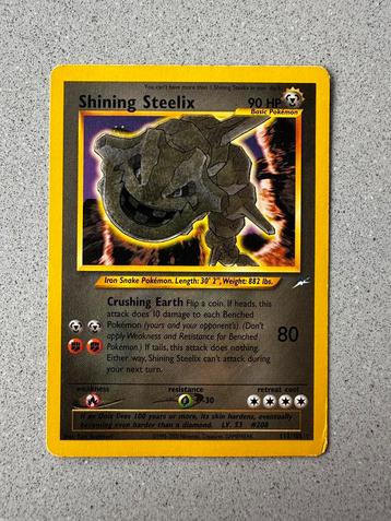 Shining Steelix #112/105 beschikbaar voor biedingen
