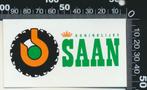 Sticker: Koninklijke Saan, Ophalen of Verzenden, Zo goed als nieuw, Bedrijf of Vereniging