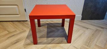 IKEA LACK tafel Rood 55x55x45cm  Bijzet tafel / Kinder tafel beschikbaar voor biedingen
