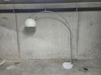Retro booglamp met marmeren voet en dimmer, Huis en Inrichting, Lampen | Vloerlampen, Ophalen, Gebruikt, Kunststof, 150 tot 200 cm