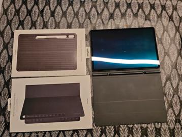 Samsung galaxy tab S8+ met 4 accessoires. beschikbaar voor biedingen