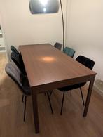 Eettafel Ekedalen met stoelen, Ophalen, Gebruikt, 50 tot 100 cm, Vijf personen of meer