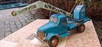 Vintage blikken Russisch Speelgoed Kraanwagen, Ophalen of Verzenden
