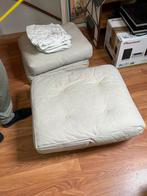 Kussenset van 2 zitkussen & 2 rugkussen ikea met hoezen, Huis en Inrichting, Woonaccessoires | Kussens, Ophalen, Gebruikt, Wit