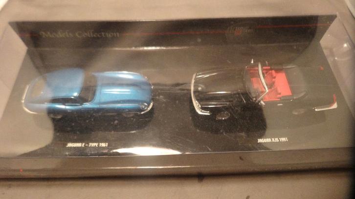 High Speed 2 Jaguars 1 x E-type, 1 x XJS nette modellen1:43, Hobby en Vrije tijd, Modelauto's | 1:43, Nieuw, Auto, Overige merken