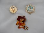 * 2x pin KNVB oranje leeuw,  sneeuwster skieër Stefan *, Verzamelen, Speldjes, Pins en Buttons, Ophalen of Verzenden, Nieuw, Sport