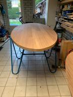 Houten Eettafel Blad - Oval, Huis en Inrichting, Tafels | Eettafels, Gebruikt, 100 tot 150 cm, 200 cm of meer, Ophalen of Verzenden