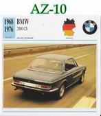 Az10 autokaart bmw 2800 cs ( 1968 - 1976 ), Ophalen of Verzenden, Zo goed als nieuw