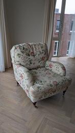 Ruime fauteuil op wieltjes, Huis en Inrichting, Gebruikt, Landelijk, 125 tot 150 cm, Hout