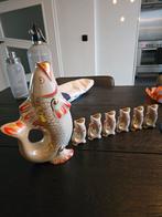 Sake set in de vorm van een Koi Karper, Verzamelen, Ophalen of Verzenden, Gebruikt, Dier