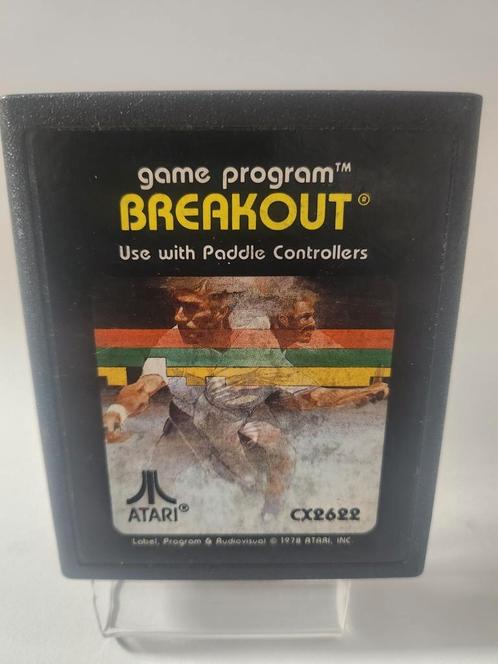 Breakout Atari, Spelcomputers en Games, Games | Atari, Zo goed als nieuw, Atari 2600, Sport, 2 spelers, Vanaf 3 jaar, Eén computer