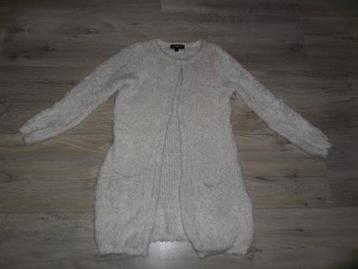 Anna Scott Beige Fluffy Vest Maat M (NIEUW) beschikbaar voor biedingen