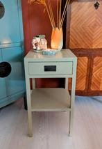 Chinese Bijzettafel Nachtkastje Groen, Ophalen, Minder dan 50 cm, 1 of 2 laden, Zo goed als nieuw