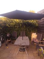 Nieuwe Parasol 300cm, Kantelbaar, Hammo@thecorpies.nl, E-Bike Green, Stokparasol