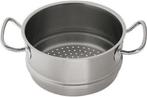 Fissler Profi Inox 18/10 Stoominzet 20cm | 24cm Op=Op deals, Huis en Inrichting, Keuken | Potten en Pannen, Overige typen, Nieuw